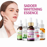 Sérum Éclaircissant à la Niacinamide, Curcuma, Vitamine C, Acide Salicylique et Astaxanthine pour une Hydratation Intense et Anti-Âge
