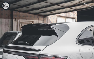 KM for Cayenne 2018-2023 Electronic <strong>Spoiler</strong> Trunk Wing Top <strong>Spoiler</strong> 9Y0.1 E3.1 Upgrade Original Style Turbo <strong>Spoiler</strong> 2019 2020 - Product Image 5