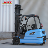 Nouveau chariot élévateur électrique, 1, 1,5, 2 tonnes, 2500, 3000 kg, chariot élévateur électrique à trois roues, personnalisation du logo multicolore disponible, CE ISO