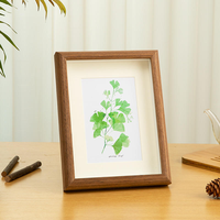 Cadre en bois massif sur mesure OEM/ODM, cadre flottant pour galerie d'art avec marque privée pour les marques de décoration artistique, vente en gros