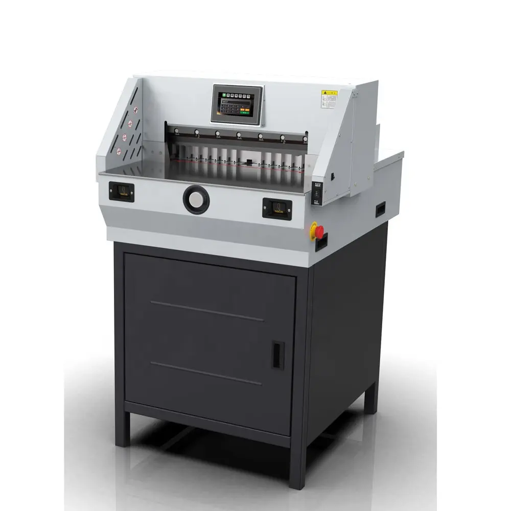 Máquina de corte de papel eléctrica de guillotina A2, A3 y A4, venta al por mayor de fábrica, para imprenta, en venta al por mayor