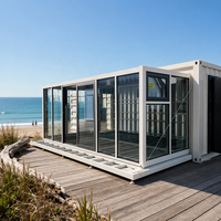 Maison Modulaire Conteneurisée Extensible Préfabriquée 20 pieds, Conception Personnalisée Préinstallée avec Eau et Électricité
