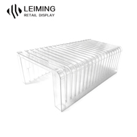 Petite Boîte de Rangement en Plastique PC Translucide Alimentaire pour Fruits et Légumes en Supermarché