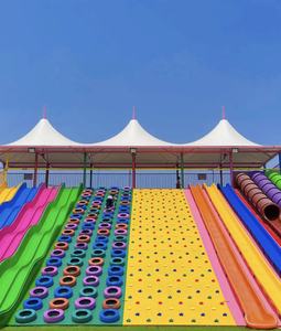 Prix direct d'usine, fabricant professionnel, glissière commerciale en plastique d'arc-en-ciel de parc d'attractions extérieur. Pas encore d'<span class=keywords><strong>avis</strong></span>. - Product Image 4