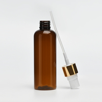 Bouteille Vaporisateur Plastique PET Vide à Brumisation Fine, Ambrée Blanche Transparente, 30ml 50ml 100ml 120ml 150ml 200ml 250ml 500ml, pour Emballage Cosmétique