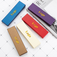 Boîte d'emballage en papier avec logo personnalisé, boîte d'emballage pour stylo