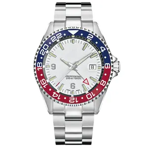 Bisel azul <span class=keywords><strong>San</strong></span> <span class=keywords><strong>Martin</strong></span> de buceo reloj mecánico automático de los <span class=keywords><strong>relojes</strong></span> de buceo - Product Image 1