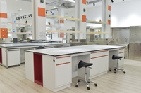 Table de laboratoire dentaire d'établi en acier d'équipement de laboratoire chimique d'école d'hôpital