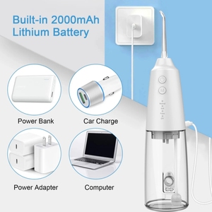 Irrigateur dentaire <span class=keywords><strong>sans</strong></span> fil multifonctionnel à usage domestique, 4 modes, OEM ODM, irrigateur oral électrique, irrigateur à eau électrique 300 ml - Product Image 5