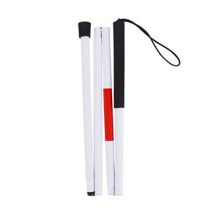 Bâton de marche aveugle pliant d'autodéfense avec canne de marche de film réfléchissant de <span class=keywords><strong>nuit</strong></span> pour la personne aveugle - Product Image 2