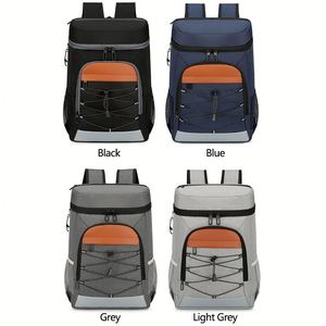 Nouveau Sac à Dos Isotherme Portable 2024 en Tissu Décontracté, Imperméable, pour Pique-nique, Glacière Thermique Souple pour Repas en Extérieur - Product Image 5