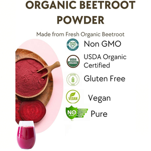 High quality Private Label Organic Beet Root Powder RICH IN ANTIOXIDANTS Support <b>LIVER</b> HEALTH support immunity - Product Image 3