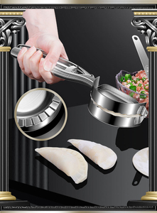 Moule à raviolis en acier inoxydable Syh247 avec poignée pour la préparation de pâtes et de peaux de pâtisserie – Vente en gros - Product Image 2