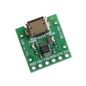 CH340E Konverter Seri USB Ke TTL, Modul CH340G Alternatif 5V/3.3V