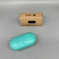 Vente en gros d'usine, boîte à médicaments transfrontalière de petite taille, 4 à 6 capsules, produits en plastique, style national, utilisation sur table, cadeaux