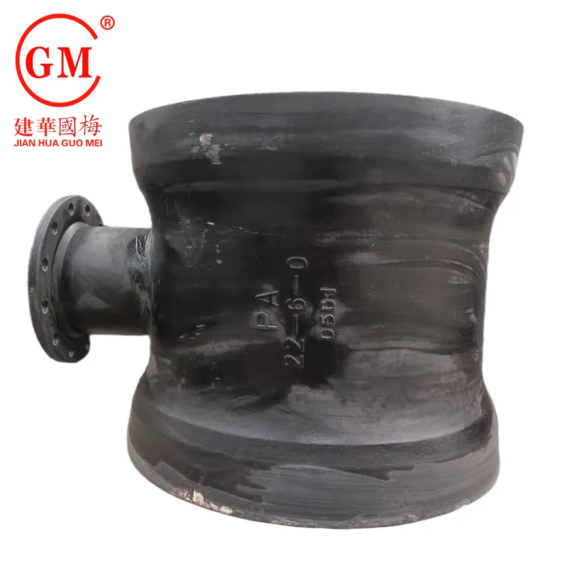 Proveedor de China para accesorios de tubería de hierro fundido dúctil, todos los enchufes, pieza en T