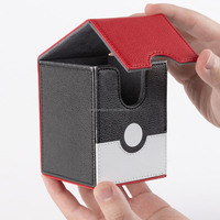 Boîte de rangement personnalisée pour cartes de collection TCG/PTCG, capacité supérieure à 150 cartes, compatible avec plus de 100 cartes sous protègeurs