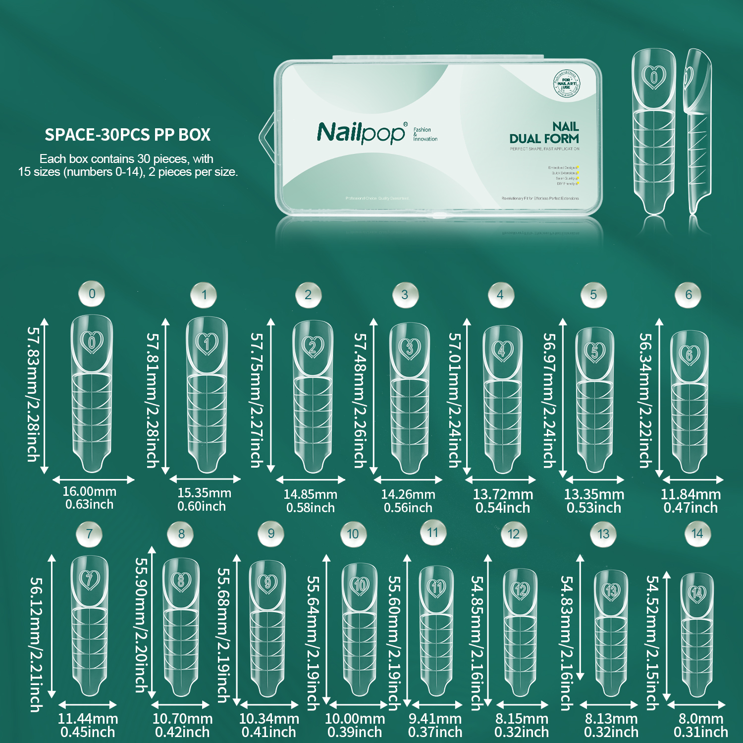Space-30pcs PP box