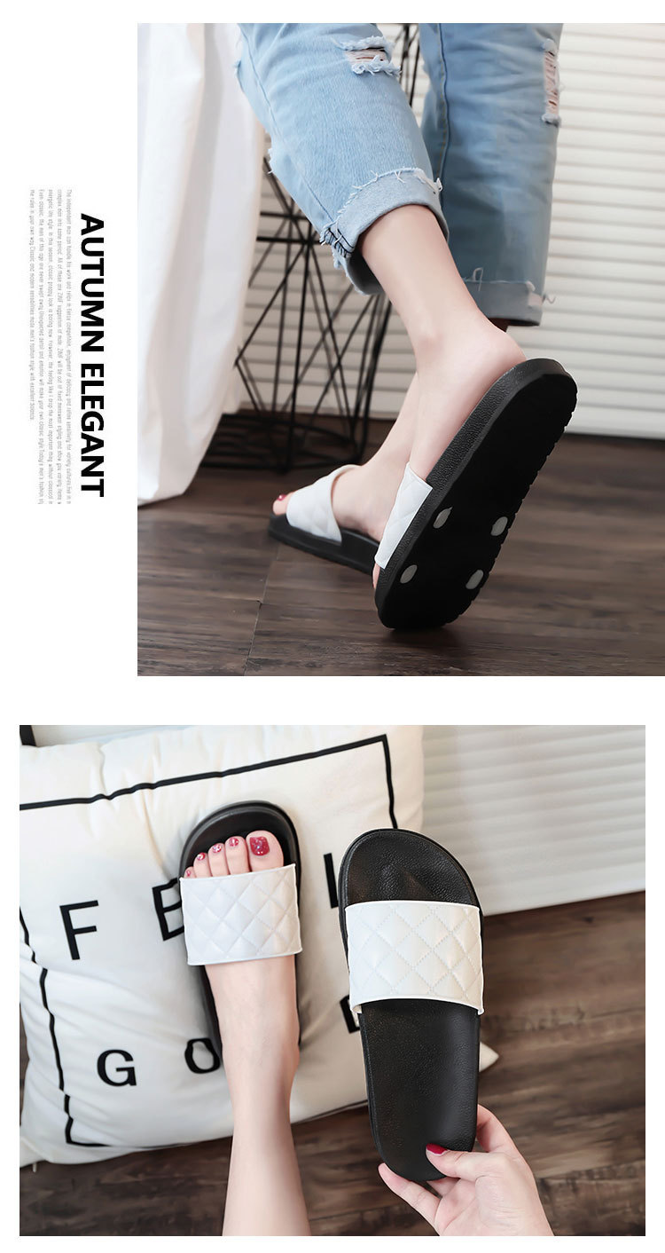 Fashion Women Summer Soft PVC Slippers Thick Platform Indoor Slides Shoes Mens