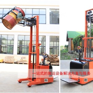 รถยกถังไฟฟ้า 200 ลิตร สำหรับยกถังเหล็ก ใช้ในคลังสินค้า สำหรับวางซ้อน ขนถ่ายสินค้า - Product Image 5