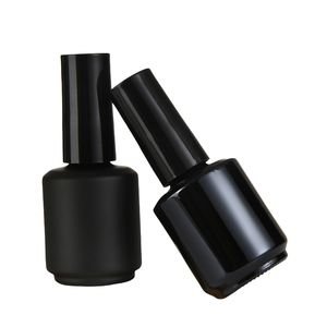 Luxury Custom Empty Rectangle Frosted Small 10ml 12ml 15ml Glass UV Gel Nail Polish Oil Square <b>Bottle</b> Packaging Container <b>Brush</b> - Product Image 4