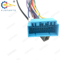 Kabel Kustom 20Pin Female ke 16Pin Male untuk Stereo Mobil Android, Harness Kabel Antena FM untuk Retrofit Radio Mobil Suzuki
