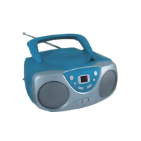 Lecteur CD portable de nouvelle conception, radio AM/FM, haut-parleur, écran LED, lecteur de cassette rétro