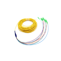 Kualitas tinggi 3-144F pra-diakhiri Fanout serat mikro optik peralatan kuncir FC SC konektor PLC Splitter untuk FTTA ODF POE