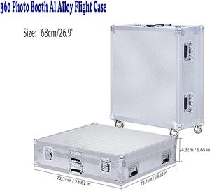 <span class=keywords><strong>Valise</strong></span> de vol en aluminium pour plateau tournant d'usine mallette de vol avec écran de transport souple avec mousse - Product Image 2