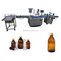 Machine de remplissage et de bouchage automatique pour flacons en plastique de 30 ml, 60 ml, 100 ml, flacons Chubby Gorilla, flacons de pénicilline