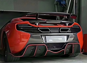 Difusor Trasero de Fibra de Carbono Seca, Estilo 675LT, Kit de Carrocería Pequeño para <span class=keywords><strong>McLaren</strong></span> 12C MP4 625C 650S, Piezas Aero Mod - Product Image 6