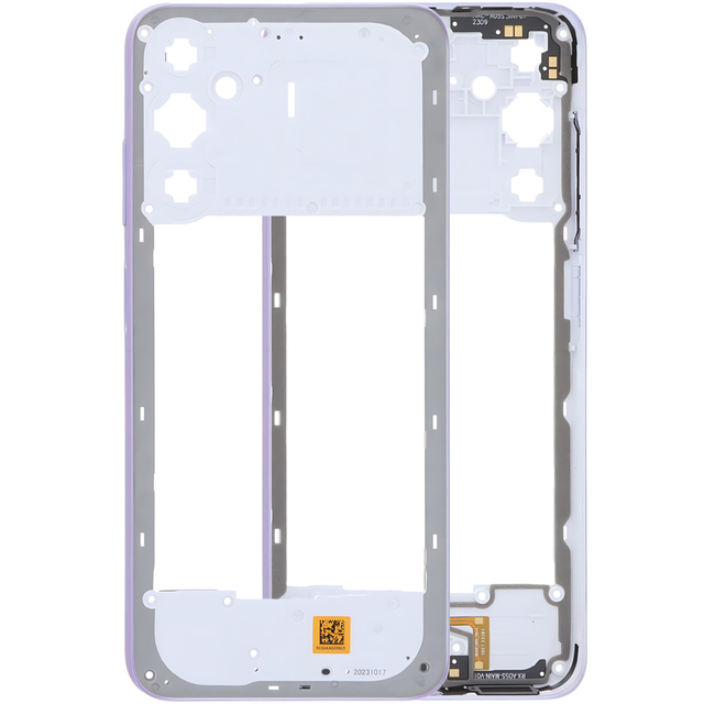 Mobile Phone A057 Back Housing Frame Bezel Plate for Samsung Galaxy A05S Replacement