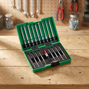 Caja de Herramientas Cromada de Acero S2 Verde con Estuche Rígido, Juego de Puntas Personalizadas OEM - Product Image 3