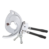 Outil de coupe de câbles mécanique, coupe-câbles à cliquet pour câbles blindés en cuivre et aluminium de 120 mm avec poignées télescopiques ZC-120A