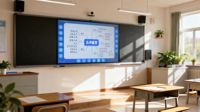 Tableau blanc interactif numérique intelligent à écran tactile 4K de 55 pouces pour l'enseignement scolaire, variantes de 65/86/100 pouces disponibles