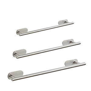Barra de toalla de baño autoadhesiva de 16 pulgadas YOTO, <span class=keywords><strong>estante</strong></span> de pared de baño de <span class=keywords><strong>acero</strong></span> <span class=keywords><strong>inoxidable</strong></span> SUS 304 cepillado, <span class=keywords><strong>toallero</strong></span> colgante - Product Image 4