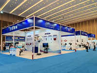 Stand d'exposition en aluminium argenté HEBANG HB-003322 sur mesure pour les salons professionnels et les expositions, système de stand