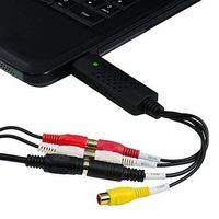 Cantell USB 2.0 Convertisseur VHS vers DVD Vidéo analogique vers Format numérique Audio Vidéo DVD VHS Carte de capture d'enregistrement pour Win 8 Win 10