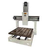 Fraiseuse CNC à cadre en fonte 6060 Portique CNC Sculpture Machine optique pour le perçage et le fraisage de moules en métal