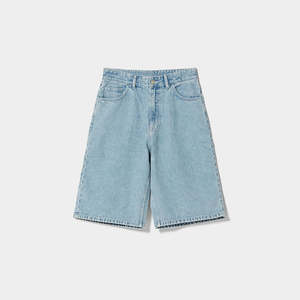 Shorts en jean classiques pour hommes, coupe droite, taille mi-haute, 100 % coton de haute qualité, décontractés pour l'été, vente en gros - Product Image 3
