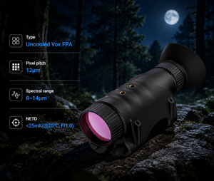 Monoculaire thermique 12um 384x288 50Hz, appareil d'imagerie infrarouge pour l'observation en extérieur avec objectif optionnel - Product Image 6