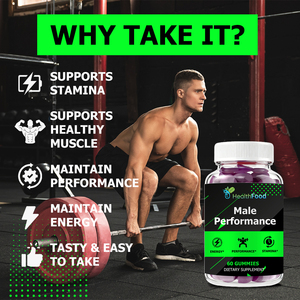 Hot Sale Male Performance Gummies with Total Carbohydrate Support healthy Muscle Tasty Maintain Performance Gummies - Product Image 5