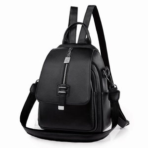 Sac à dos en fausse fourrure douce à imprimé léopard pour étudiants, femmes et hommes, sacs à dos en peluche - Product Image 2