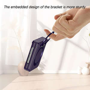 Étui magnétique pour Galaxy Z <span class=keywords><strong>Flip</strong></span> avec béquille intégrée, protection de la charnière, <span class=keywords><strong>coque</strong></span> mate, ultra résistant aux chocs, pour Z <span class=keywords><strong>Flip</strong></span> - Product Image 6