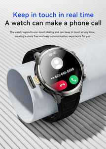 Montre connectée H18 Pro version globale 4G avec carte SIM, 3+32 Go, Android, téléphone intelligent avec WiFi, GPS, double caméra, appels indépendants - Product Image 4