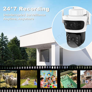 <span class=keywords><strong>Caméra</strong></span> de sécurité domestique AOV à double objectif 8MP CMOS, <span class=keywords><strong>enregistrement</strong></span> continu 24h/24 et 7j/7, système d'énergie solaire 4G LTE, fonctionnement sans fil 365 jours, carte mémoire - Product Image 1