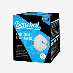 NIOSH <span class=keywords><strong>N95</strong></span> masker pernapasan sekali pakai, lipat datar Model 8225 KN95 jenis kartrid - Product Image 6