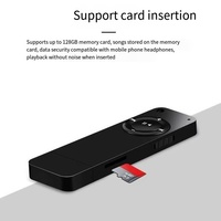Lecteur MP3 portable avec prise USB directe et haut-parleur intégré pour la lecture de musique sportive/extérieure