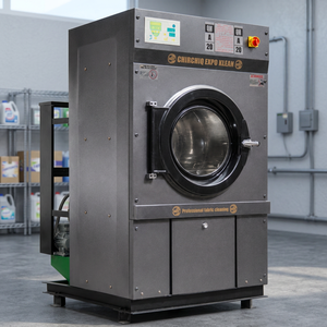 Sécheuse industrielle QMA 25 kg, électrique, entièrement automatique, avec fonction autonettoyante, triphasée 380 V, pour usage textile - Product Image 3