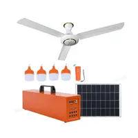 Portable Solar Power Generator Kit for Home, Ceiling Fan